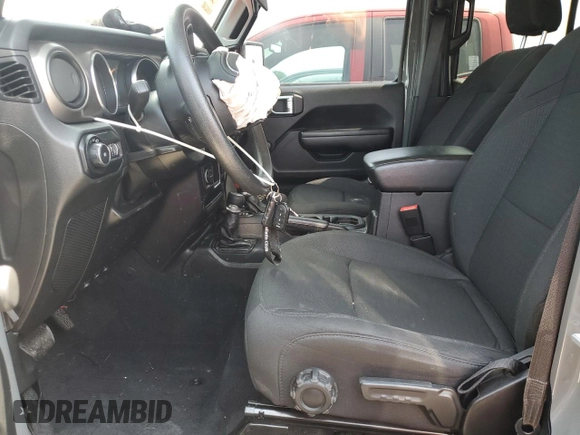 2020 Jeep Wrangler Unlimited Sport S with VIN 1C4HJXDN4LW344401, listed as a Copart auction lot 58404885 with 68,074 mi miles and Salvage title. Bid and sale history available at DreamBid. Image 7.