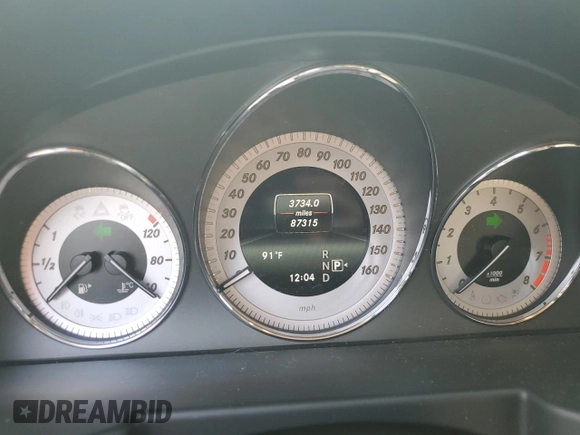 2014 Mercedes-Benz GLK 350 with VIN WDCGG8JBXEG328690, listed as a Copart auction lot 66343584 with 87,315 mi miles and Salvage Title. Bid and sale history available at DreamBid. Image 9.