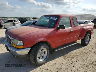 2000 Ford Ranger XL with VIN 1FTZR15V2YPB11238, listed as a Copart auction lot 53268035 with 154,107 mi miles and Clean Title. Bid and sale history available at carsss.com. Image 1.