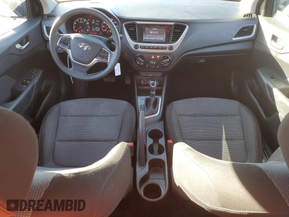 2018 Hyundai Accent SEL with VIN 3KPC24A3XJE029067, listed as a Copart auction lot 76075544 with 85,705 mi miles and Salvage Title. Bid and sale history available at carsss.com. Image 8.