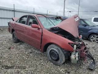 2006 Toyota Camry STD with VIN 4T1BE32K46U158803, listed as a Copart auction lot 45568444 with 0 mi miles and Salvage Title. Bid and sale history available at carsss.com. Image 4.