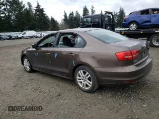 2015 Volkswagen Jetta S with VIN 3VW2K7AJ0FM242227, listed as a Copart auction lot 47788865 with Not provided miles and Clean title. Bid and sale history available at DreamBid. Image 2.
