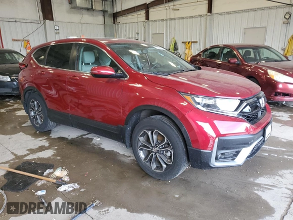 2022 Honda CR-V EX-L with VIN 7FARW2H87NE033070, listed as a Copart auction lot 56532675 with 40,411 mi miles and Salvage title. Bid and sale history available at DreamBid. Image 4.