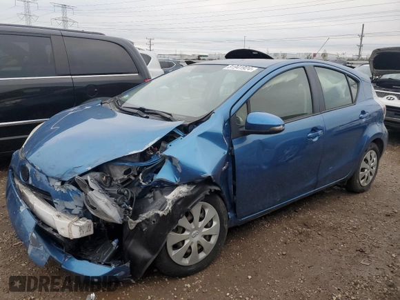 2013 Toyota Prius One with VIN JTDKDTB3XD1555415, listed as a Copart auction lot 81941924 with 93,266 mi miles and Salvage Title. Bid and sale history available at DreamBid. Image 1.