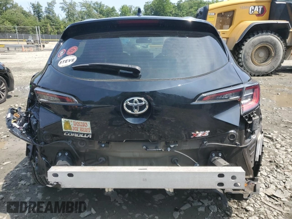 2019 Toyota Corolla Hatchback SE with VIN JTNK4RBE3K3047305, listed as a Copart auction lot 63961044 with 49,794 mi miles and Salvage Title. Bid and sale history available at carsss.com. Image 6.