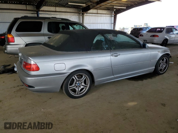 2006 BMW 3 Series 330Ci with VIN WBABW534X6PZ39236, listed as a Copart auction lot 43354265 with 185,376 mi miles and Salvage Title. Bid and sale history available at carsss.com. Image 3.