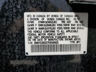 2007 Acura MDX Tech Pkg with VIN 2HNYD28337H550925, listed as a Copart auction lot 49714175 with 149,916 mi miles and Salvage Title. Bid and sale history available at carsss.com. Image 13.