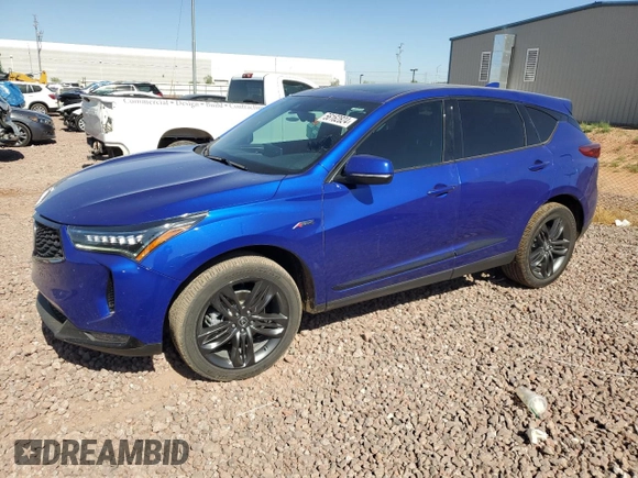 2022 Acura RDX w/A-Spec Package with VIN 5J8TC1H63NL000536, listed as a Copart auction lot 56162824 with 45,277 mi miles and Salvage Title. Bid and sale history available at carsss.com. Image 1.