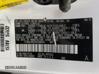2013 Toyota Sienna LE AAS with VIN 5TDKK3DC5DS286603, listed as a Copart auction lot 56873665 with 195,600 mi miles and Non repairable. Bid and sale history available at DreamBid. Image 13.