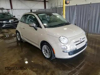 2012 FIAT 500 Lounge with VIN 3C3CFFER4CT382843, listed as a Copart auction lot 63060105 with 94,660 mi miles and Salvage title. Bid and sale history available at DreamBid. Image 13.