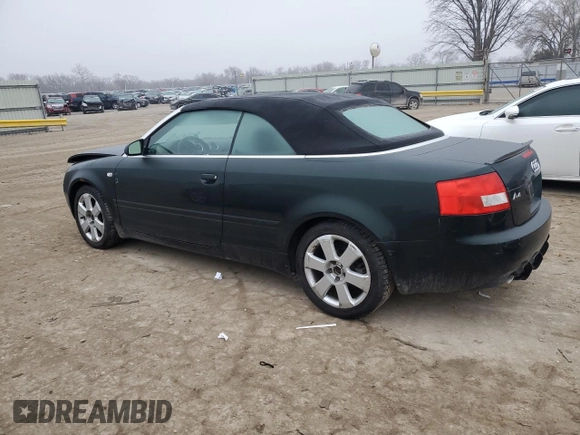 2005 Audi A4 3.0L with VIN WAUDT48H25K010760, listed as a Copart auction lot 43744165 with 113,454 mi miles and Salvage Title. Bid and sale history available at carsss.com. Image 2.