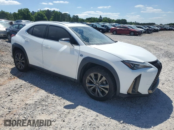 2019 Lexus UX 200 with VIN JTHY3JBH0K2019012, listed as a Copart auction lot 52217285 with 40,617 mi miles and Salvage title. Bid and sale history available at DreamBid. Image 4.