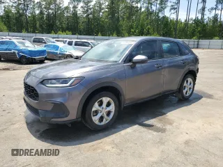 2023 Honda HR-V LX with VIN 3CZRZ1H34PM741349, listed as a Copart auction lot 57864535 with 38,452 mi miles and Salvage title. Bid and sale history available at DreamBid. Image 1.