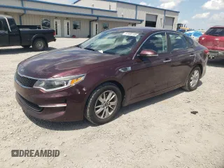 2018 Kia Optima S with VIN 5XXGT4L32JG198888, listed as a Copart auction lot 61686105 with 117,305 mi miles and Clean title. Bid and sale history available at DreamBid. Image 1.