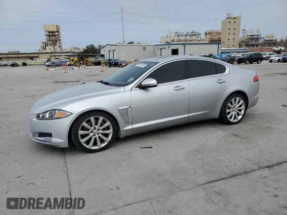 2012 Jaguar XF z VIN SAJWA0FB3CLS51714, wystawiony jako Copart lot #44529555 z przebiegiem Nie podano mil oraz Czysty tytuł • Clean title. Historia ofert i sprzedaży dostępna na DreamBid. Obrazek 1.