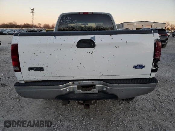 1997 Ford F-150 XL with VIN 1FTEX17L3VKC43630, listed as a Copart auction lot 42182445 with 287,224 mi miles and Salvage title. Bid and sale history available at DreamBid. Image 6.
