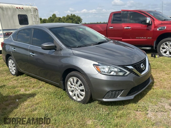 2017 Nissan Sentra S with VIN 3N1AB7AP4HY385568, listed as a Copart auction lot 54364455 with 124,776 mi miles and Clean Title. Bid and sale history available at carsss.com. Image 1.