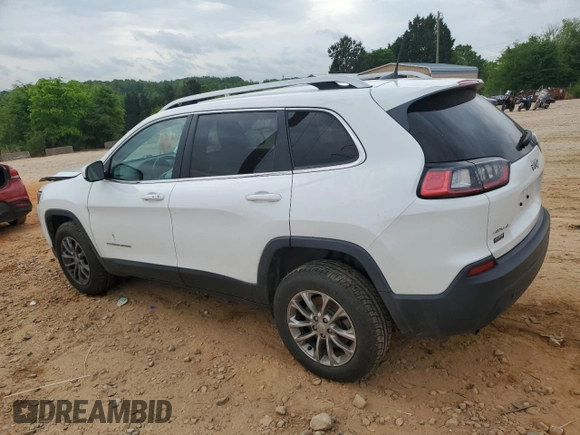 2019 Jeep Cherokee Latitude Plus with VIN 1C4PJMLB7KD195798, listed as a Copart auction lot 54230905 with 80,898 mi miles and Salvage title. Bid and sale history available at DreamBid. Image 2.