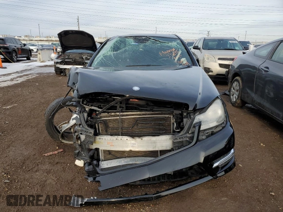 2014 Mercedes-Benz C 250 Sport with VIN WDDGF4HB0EG243970, listed as a Copart auction lot 46262115 with 103,734 mi miles and Salvage title. Bid and sale history available at DreamBid. Image 5.