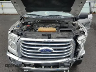 2017 Ford F-150 XL with VIN 1FTFX1EF0HFA55923, listed as a Copart auction lot 59979025 with 128,620 mi miles and Salvage title. Bid and sale history available at DreamBid. Image 11.
