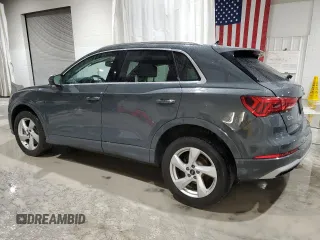 2022 Audi Q3 Premium with VIN WA1AUCF33N1002302, listed as a Copart auction lot 51973985 with 49,886 mi miles and Salvage title. Bid and sale history available at DreamBid. Image 2.
