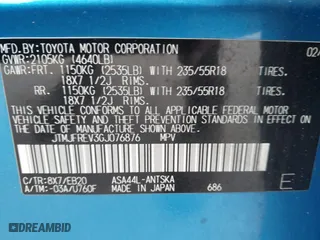 2016 Toyota RAV4 SE with VIN JTMJFREV3GJ076876, listed as a IAAI auction lot 41566899 with 133,216 mi miles. Bid and sale history available at carsss.com. Image 9.