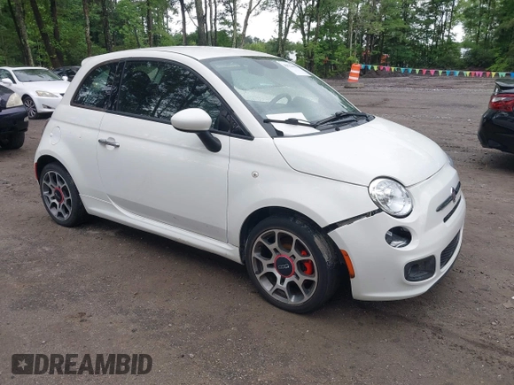 2015 FIAT 500 Sport with VIN 3C3CFFBR2FT721544, listed as a IAAI auction lot 42522443 with 101,225 mi miles and . Bid and sale history available at DreamBid. Image 1.