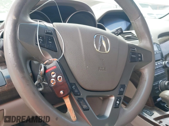2011 Acura MDX Tech Pkg with VIN 2HNYD2H69BH503868, listed as a IAAI auction lot 41673758 with 198,686 mi miles. Bid and sale history available at carsss.com. Image 11.