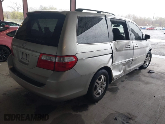 2007 Honda Odyssey EX with VIN 5FNRL384X7B451892, listed as a IAAI auction lot 42020537 with 162,257 mi miles and . Bid and sale history available at DreamBid. Image 4.