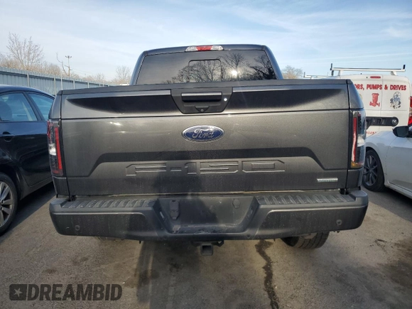 2018 Ford F-150 XL with VIN 1FTEW1EG5JFA40735, listed as a Copart auction lot 46301115 with 122,463 mi miles and Salvage Title. Bid and sale history available at carsss.com. Image 6.