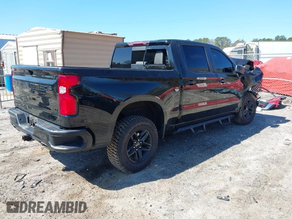 2021 Chevrolet Silverado 1500 LT Trail Boss with VIN 3GCPYFEL7MG362034, listed as a IAAI auction lot 41661545 with 86,749 mi miles and . Bid and sale history available at DreamBid. Image 4.