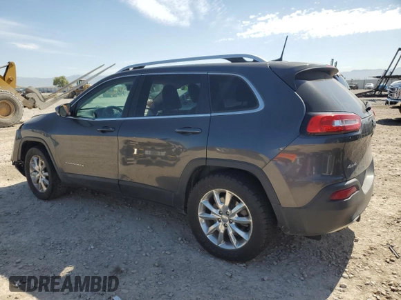 2016 Jeep Cherokee Limited с VIN 1C4PJMDB4GW267034, выставлен на аукционе Copart как лот 57908825 с пробегом Не указан миль и Списание • Salvage title. История ставок и продаж доступна на DreamBid. Изображение 2.