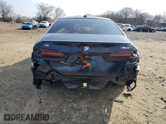 2024 BMW i5 M60 z VIN WBY43FK07RCR84752, wystawiony jako Copart lot #43782755 z przebiegiem 12 175 mil mil oraz Szkoda całkowita • Salvage title. Historia ofert i sprzedaży dostępna na DreamBid. Obrazek 6.