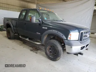 2007 Ford F-250 XL with VIN 1FTSX21P57EA29325, listed as a Copart auction lot 56351275 with 168,834 mi miles and Salvage title. Bid and sale history available at DreamBid. Image 4.