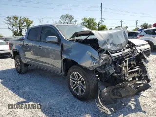 2021 Chevrolet Colorado 2WD Work Truck z VIN 1GCGSBEA4M1153163, wystawiony jako Copart lot #57791375 z przebiegiem 47 561 mil mil oraz Nie do naprawy • Non repairable. Historia ofert i sprzedaży dostępna na DreamBid. Obrazek 4.