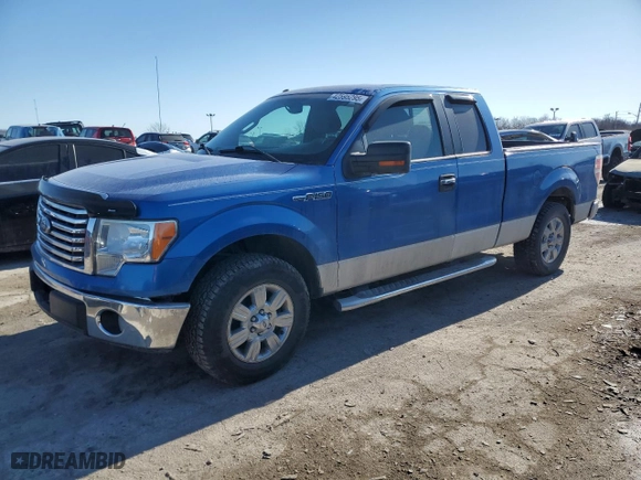 2012 Ford F-150 XL with VIN 1FTFX1CFXCFB70170, listed as a Copart auction lot 42595295 with 122,089 mi miles and Salvage Title. Bid and sale history available at carsss.com. Image 1.