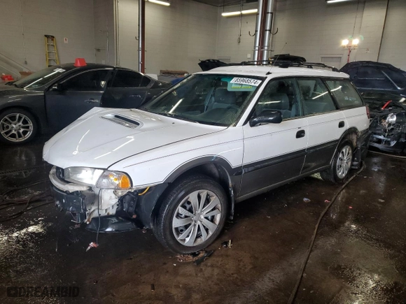 1999 Subaru Legacy Wagon Outback with VIN 4S3BG6853X7651034, listed as a Copart auction lot 85968574 with 201,205 mi miles and Salvage Title. Bid and sale history available at carsss.com. Image 1.