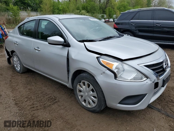 2019 Nissan Versa SV with VIN 3N1CN7AP3KL878212, listed as a Copart auction lot 56584795 with 102,645 mi miles and Clean title. Bid and sale history available at DreamBid. Image 4.