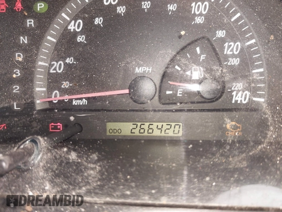 2004 Toyota Camry LE with VIN 4T1BF32K04U074276, listed as a IAAI auction lot 41940050 with 266,420 mi miles and . Bid and sale history available at DreamBid. Image 7.