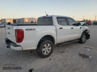 2020 Ford Ranger XL with VIN 1FTER4FH6LLA93643, listed as a Copart auction lot 87582125 with 0 mi miles and Salvage Title. Bid and sale history available at carsss.com. Image 3.