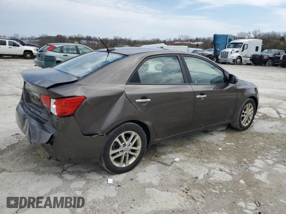 2012 Kia Forte EX with VIN KNAFU4A28C5527858, listed as a Copart auction lot 50952305 with 148,515 mi miles and Salvage Title. Bid and sale history available at carsss.com. Image 3.