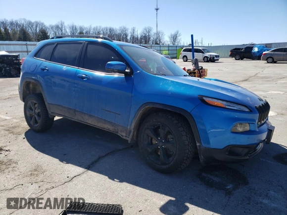 2018 Jeep Cherokee Limited with VIN 1C4PJMDX8JD571983, listed as a Copart auction lot 47087865 with 116,840 mi miles and Salvage Title. Bid and sale history available at carsss.com. Image 4.