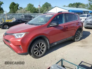 2017 Toyota RAV4 LE with VIN 2T3BFREV9HW543578, listed as a Copart auction lot 57887255 with 97,688 mi miles and Salvage title. Bid and sale history available at DreamBid. Image 1.