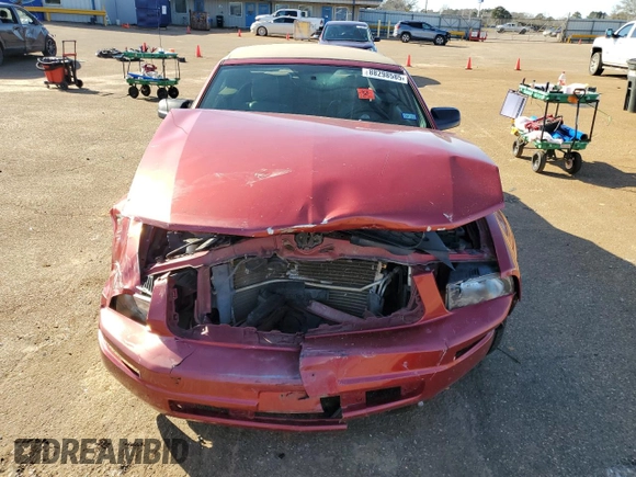 2006 Ford Mustang Standard with VIN 1ZVFT84N665166196, listed as a Copart auction lot 88298585 with 145,248 mi miles and Salvage Title. Bid and sale history available at carsss.com. Image 5.