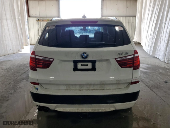 2013 BMW X3 xDrive28i with VIN 5UXWX9C56D0A20066, listed as a Copart auction lot 52137525 with 133,906 mi miles and Salvage Title. Bid and sale history available at carsss.com. Image 6.