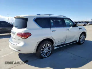 2017 Infiniti QX80 with VIN JN8AZ2NF8H9647289, listed as a Copart auction lot 46935293 with 89,279 mi miles. Bid and sale history available at carsss.com. Image 3.