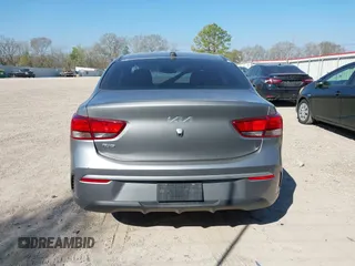 2022 Kia Rio S with VIN 3KPA24AD4NE458761, listed as a IAAI auction lot 41688272 with 25,532 mi miles. Bid and sale history available at carsss.com. Image 17.