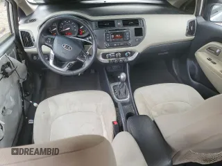 2013 Kia Rio EX with VIN KNADN4A34D6104154, listed as a Copart auction lot 60482575 with 125,976 mi miles and Salvage title. Bid and sale history available at DreamBid. Image 8.