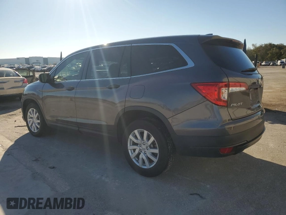 2019 Honda Pilot LX with VIN 5FNYF5H11KB019608, listed as a Copart auction lot 42678425 with 29,148 mi miles and Salvage Title. Bid and sale history available at DreamBid. Image 2.