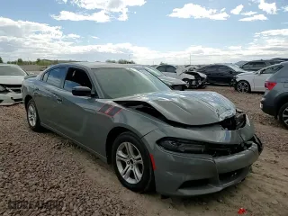 2019 Dodge Charger SXT with VIN 2C3CDXBGXKH510430, listed as a Copart auction lot 48948285 with 83,000 mi miles and Salvage Title. Bid and sale history available at carsss.com. Image 10.